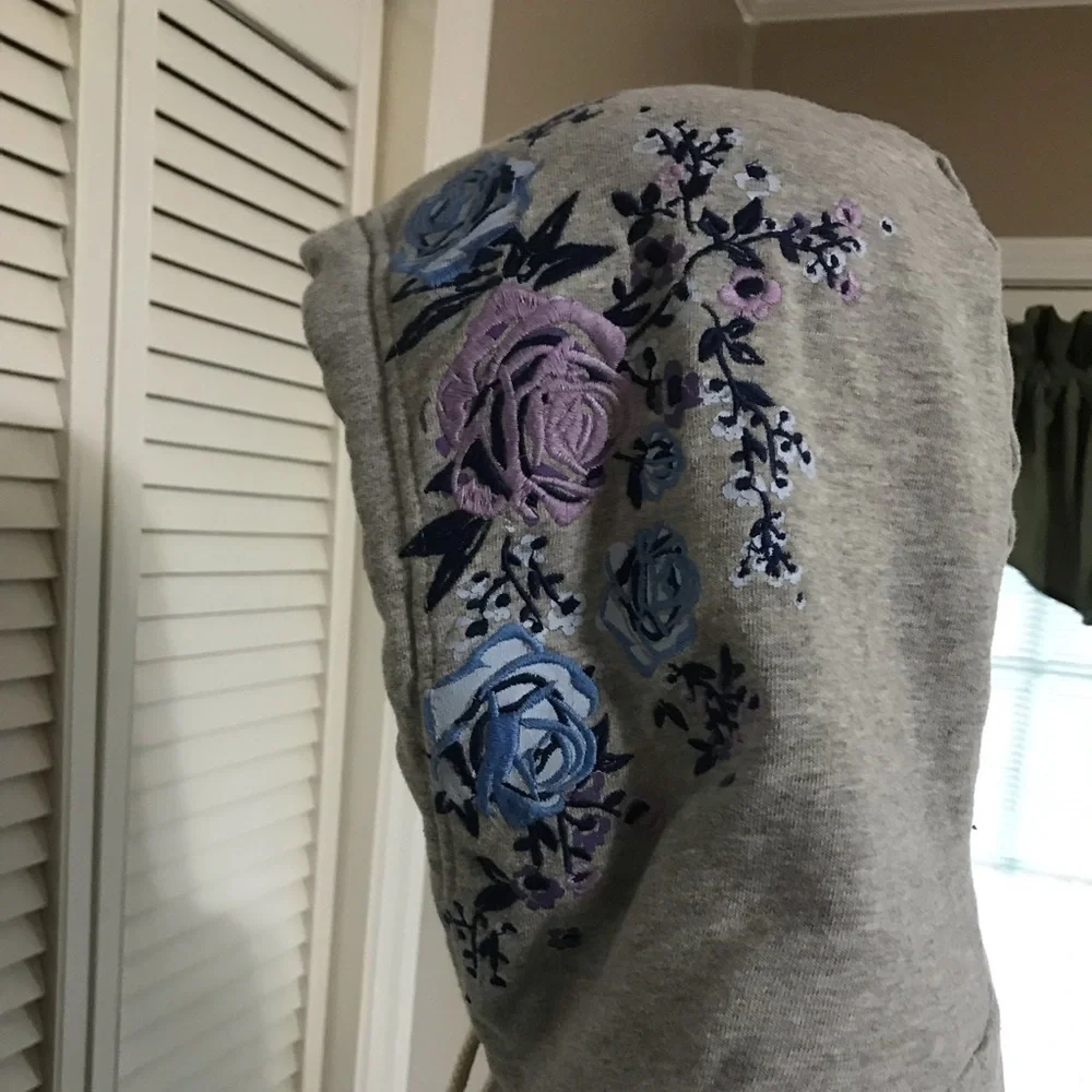 American Rag Cropped Hoodie SZ SM‎ - Picture 4 of 5